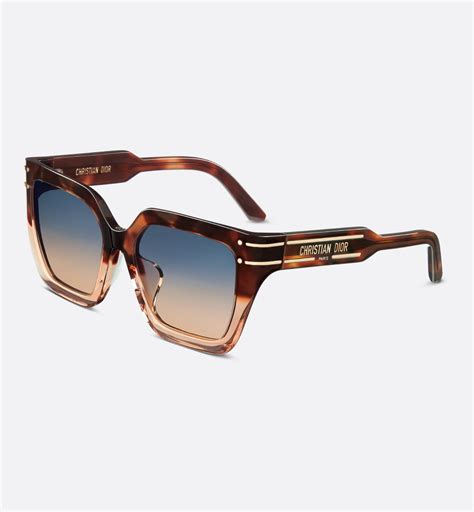 dior sonnenbrille braun|DiorStellaire1 Quadratische Sonnenbrille in verlaufendem Braun .